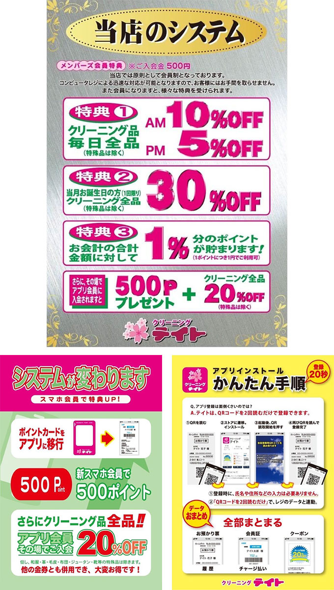 当店のシステム